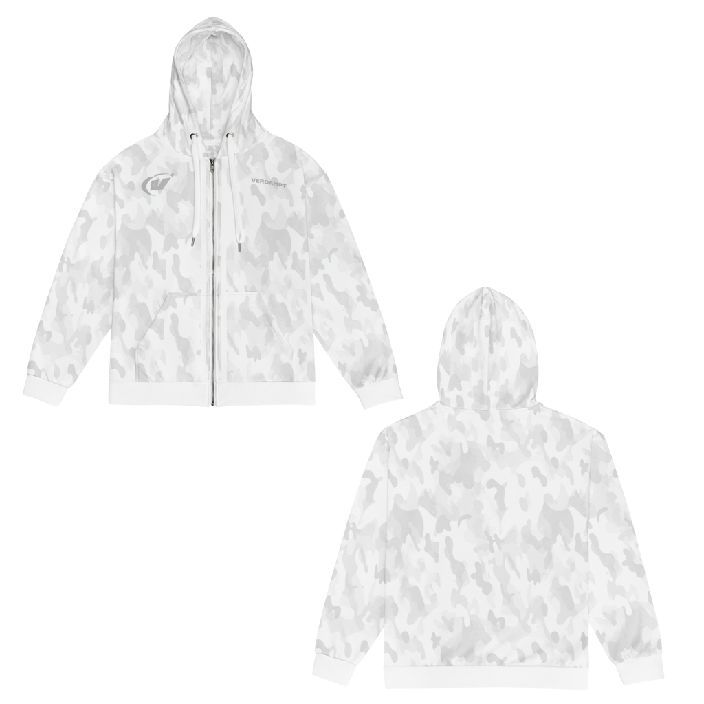 White Military Camo Hoodie