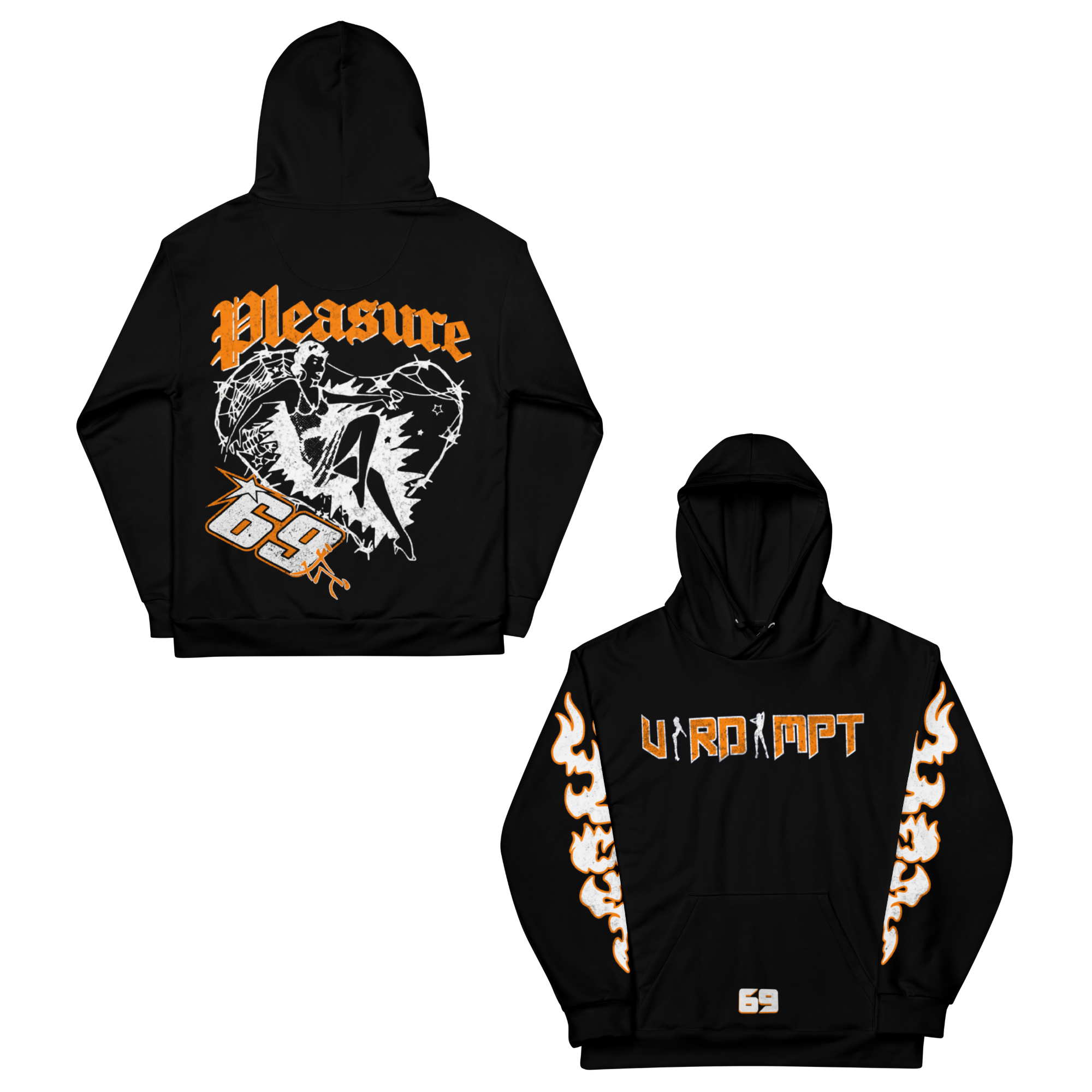 Pleasure cotton hoodie