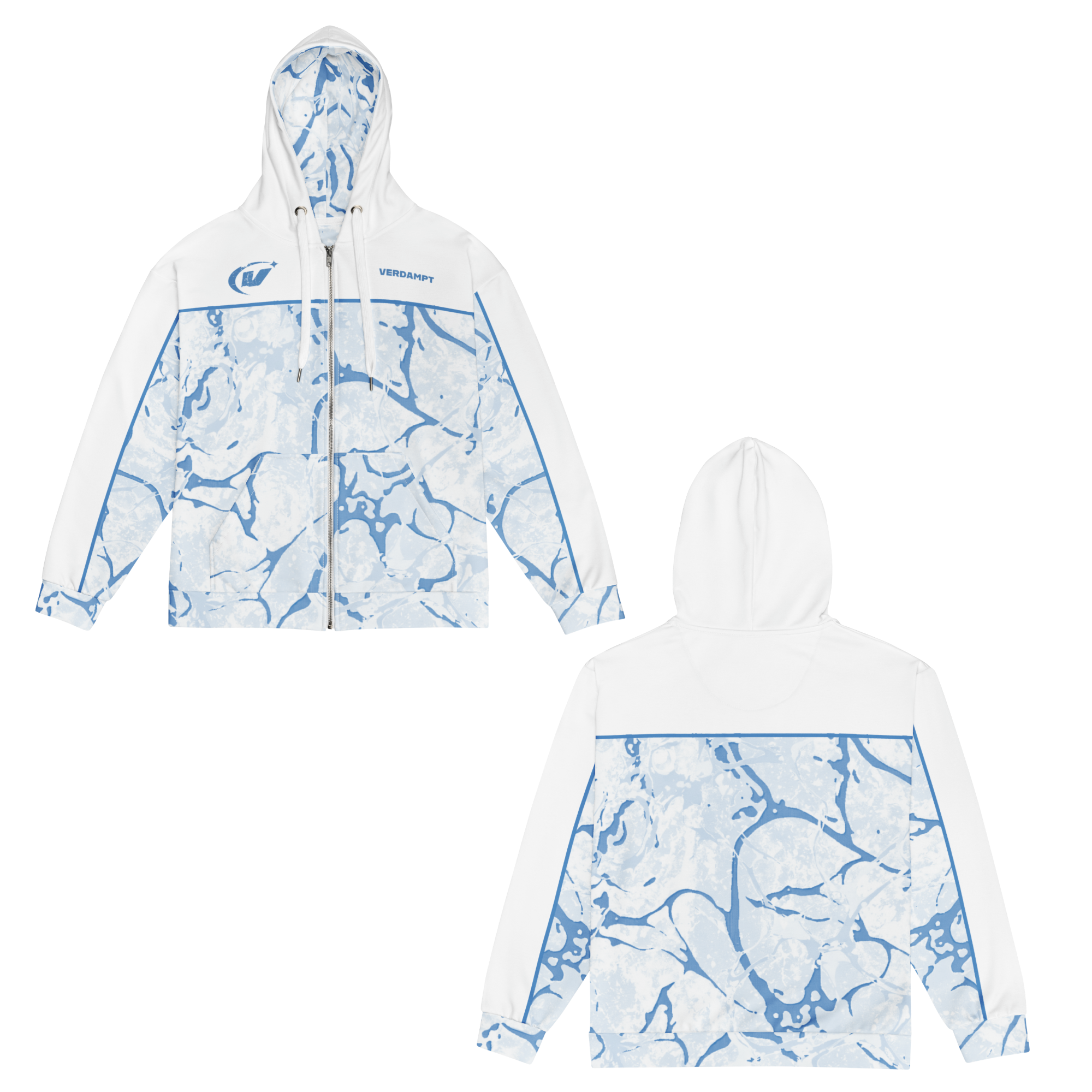 Blue Special Camo Hoodie